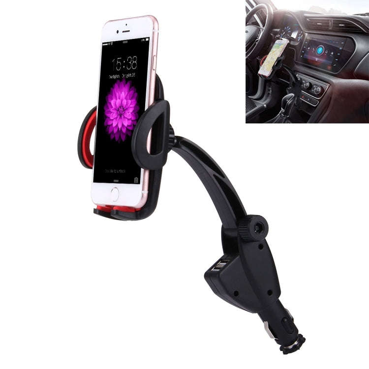 HC006 2 in 1 Car Charger & 360 Rotation Holder, For iPhone, Galaxy, Huawei, Xiaomi, LG, HTC and o...