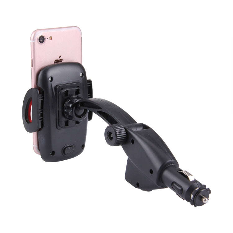 HC006 2 in 1 Car Charger & 360 Rotation Holder, For iPhone, Galaxy, Huawei, Xiaomi, LG, HTC and o...