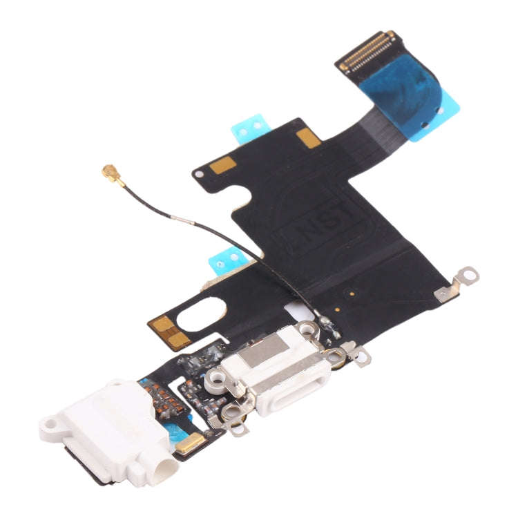Original Charging Port Flex Cable for iPhone 6 (White)