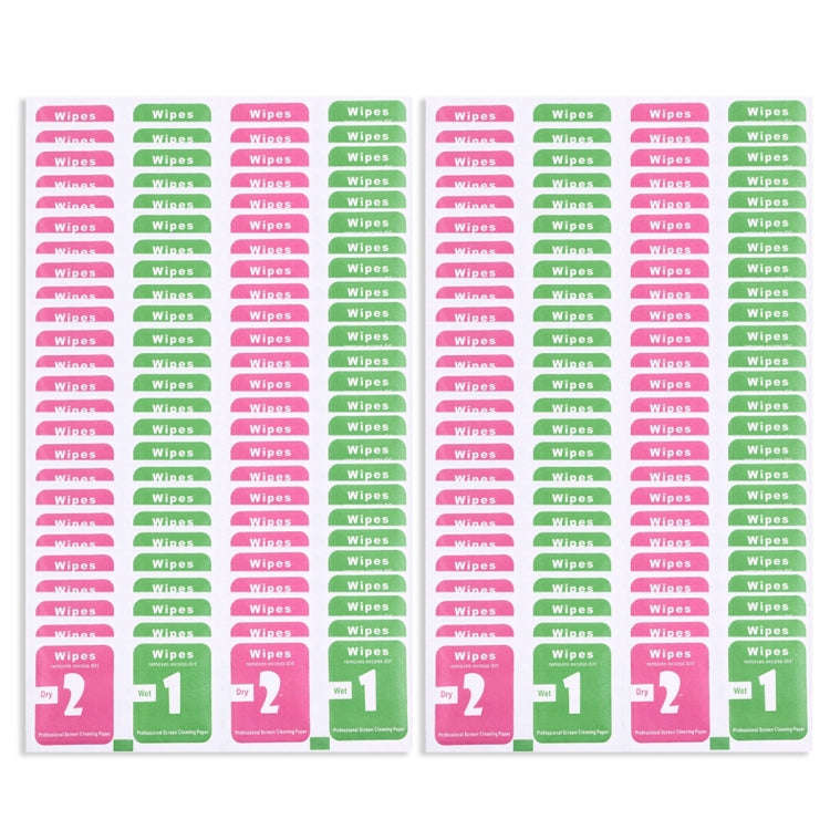 100pcs Dry-Wet Wipes Screen Protectors Accessories Alcohol for Pad Mobile Phone Watch Screen Clea...