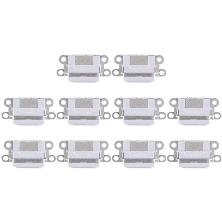 10 PCS Charging Port Connector for iPhone 6 / 6S(Light Grey)