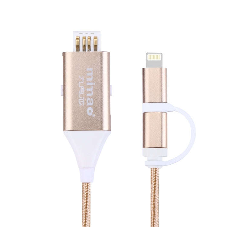 1M Multi-functional Mimao 8pin & Micro USB to OTG & USB 2.0 Data Sync Cable USB Charging Cable, F...