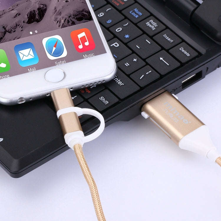 1M Multi-functional Mimao 8pin & Micro USB to OTG & USB 2.0 Data Sync Cable USB Charging Cable, F...