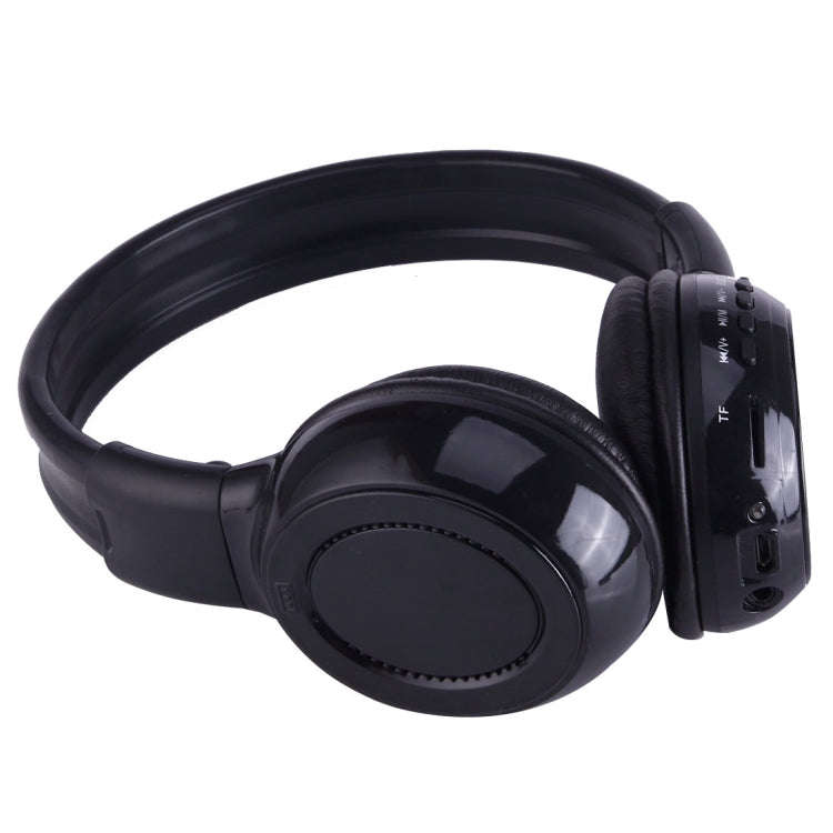 BS-N65 Headband Folding Stereo HiFi Wireless Headphone Headset with LCD Screen & TF Card Slot & L...
