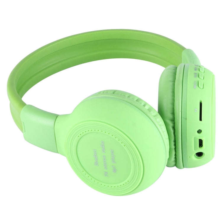 BS-N65 Headband Folding Stereo HiFi Wireless Headphone Headset with LCD Screen & TF Card Slot & L...
