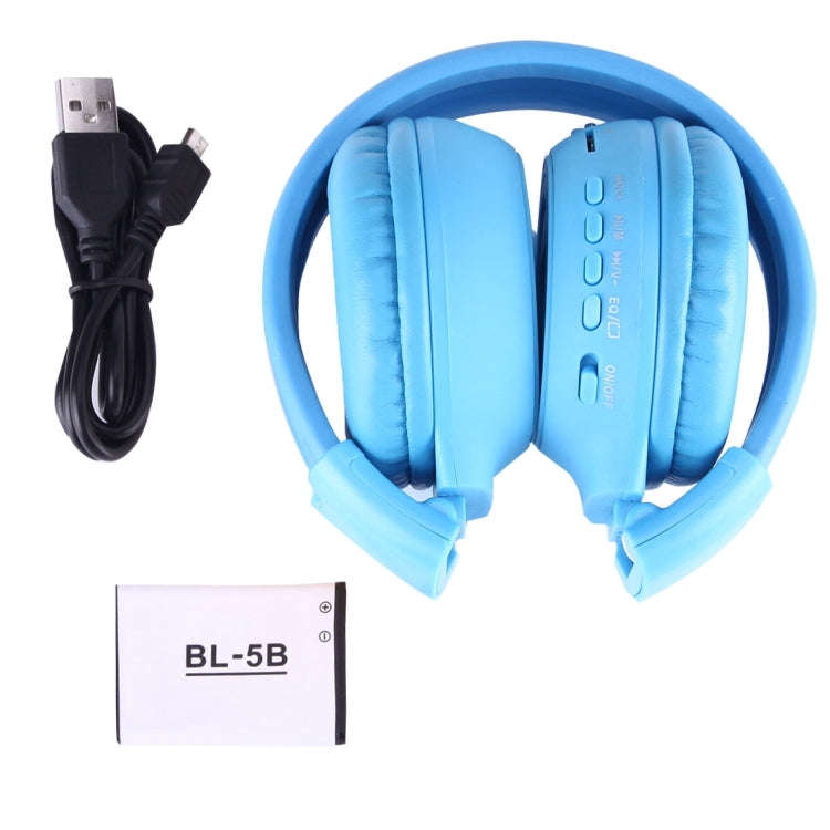 BS-N65 Headband Folding Stereo HiFi Wireless Headphone Headset with LCD Screen & TF Card Slot & L...