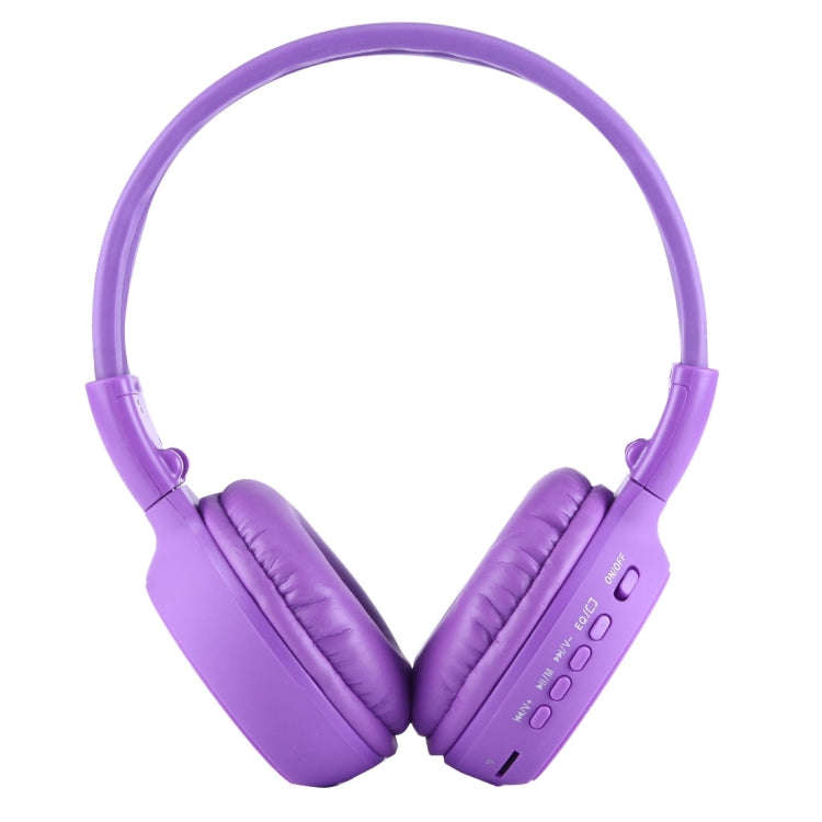 BS-N65 Headband Folding Stereo HiFi Wireless Headphone Headset with LCD Screen & TF Card Slot & L...