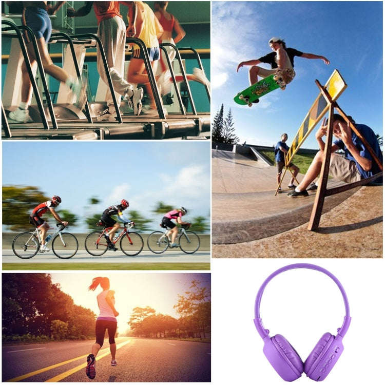 BS-N65 Headband Folding Stereo HiFi Wireless Headphone Headset with LCD Screen & TF Card Slot & L...