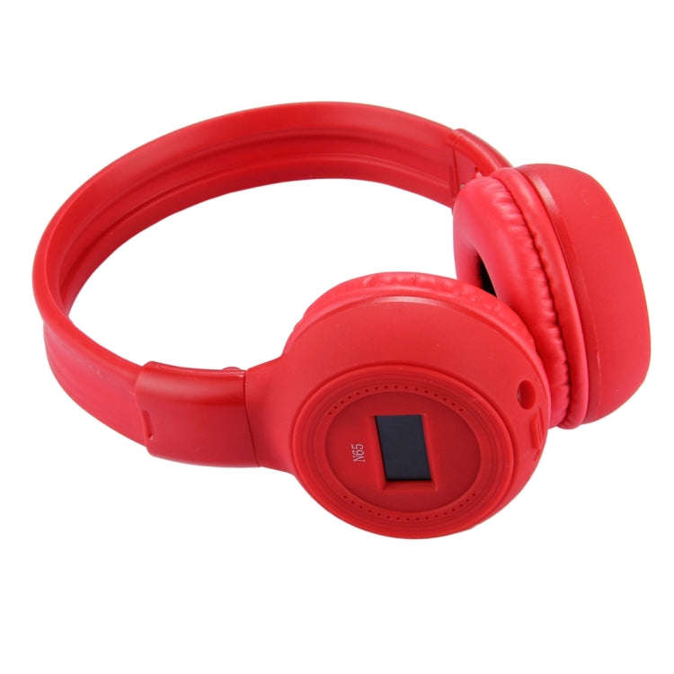 BS-N65 Headband Folding Stereo HiFi Wireless Headphone Headset with LCD Screen & TF Card Slot & L...