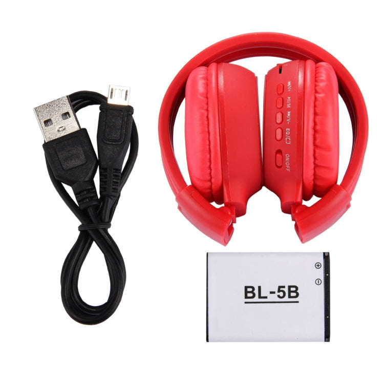 BS-N65 Headband Folding Stereo HiFi Wireless Headphone Headset with LCD Screen & TF Card Slot & L...