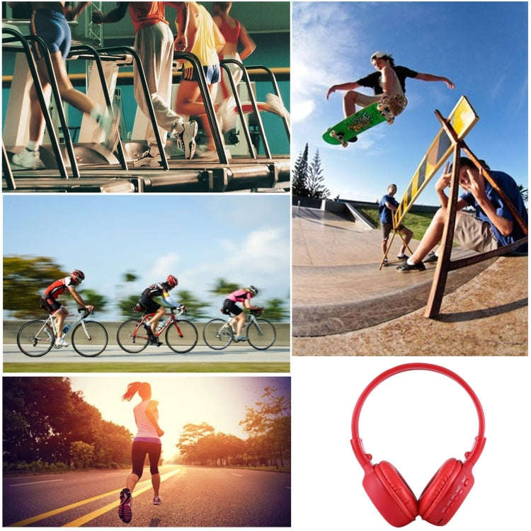 BS-N65 Headband Folding Stereo HiFi Wireless Headphone Headset with LCD Screen & TF Card Slot & L...