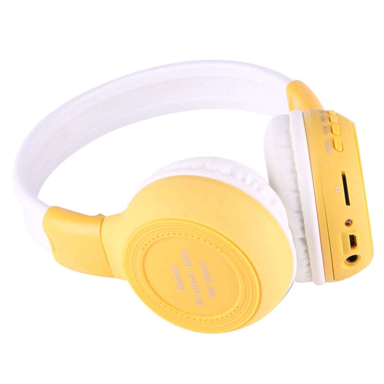 BS-N65 Headband Folding Stereo HiFi Wireless Headphone Headset with LCD Screen & TF Card Slot & L...