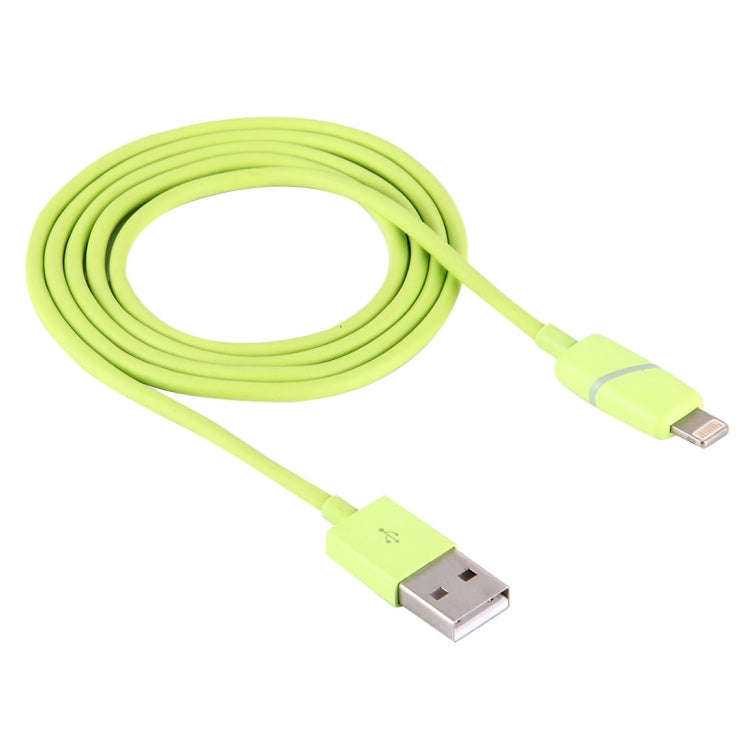 1m Circular Bobbin Gift Box Style 8 Pin to USB Data Sync Cable with Indicator for iPhone, iPad(Gr...