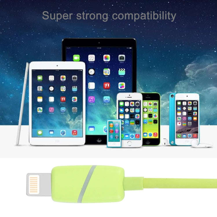 1m Circular Bobbin Gift Box Style 8 Pin to USB Data Sync Cable with Indicator for iPhone, iPad(Gr...