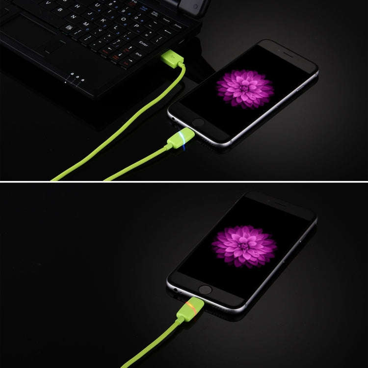 1m Circular Bobbin Gift Box Style 8 Pin to USB Data Sync Cable with Indicator for iPhone, iPad(Gr...