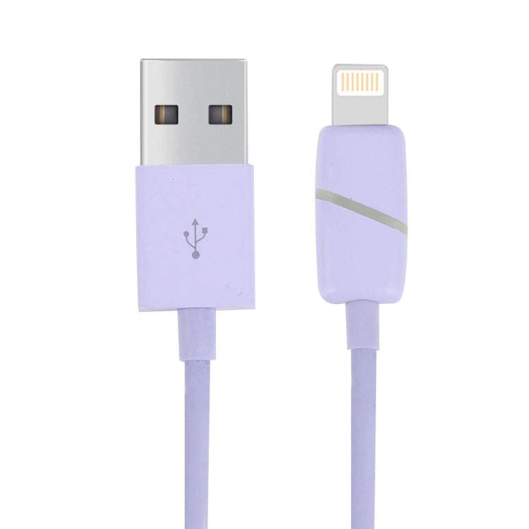 1m Circular Bobbin Gift Box Style 8 Pin to USB Data Sync Cable with Indicator for iPhone, iPad(Pu...