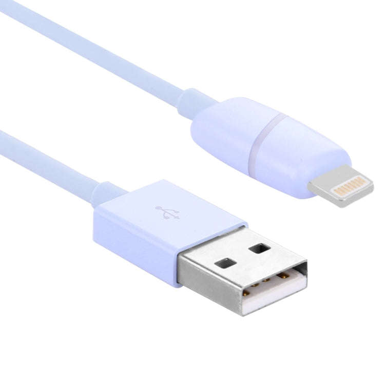 1m Circular Bobbin Gift Box Style 8 Pin to USB Data Sync Cable with Indicator for iPhone, iPad(Pu...