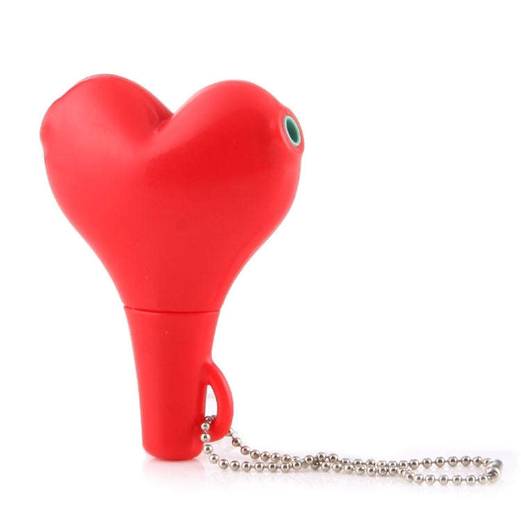 1 Male to 2 Females 3.5mm Jack Plug Multi-function Heart Shaped Earphone Audio Video Splitter Ada...