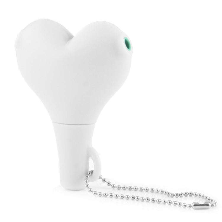 1 Male to 2 Females 3.5mm Jack Plug Multi-function Heart Shaped Earphone Audio Video Splitter Ada...