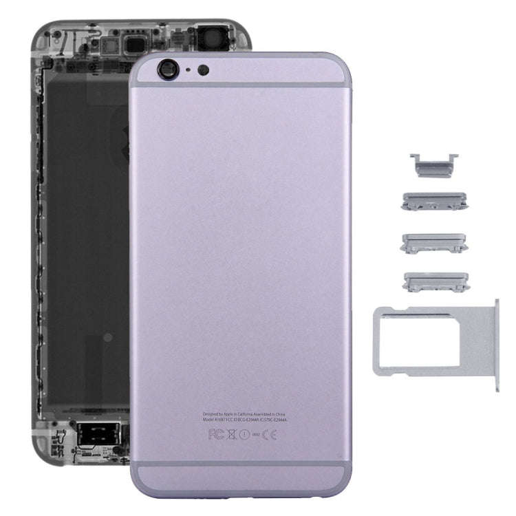5 in 1 for iPhone 6s Plus (Back Cover + Card Tray + Volume Control Key + Power Button + Mute Swit...