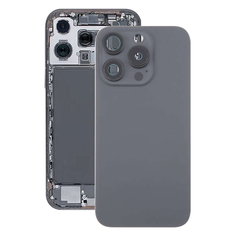 For iPhone 16 Pro Max Original Glass Battery Back Cover with Camera Lens Cover + MagSafe Magnet(B...