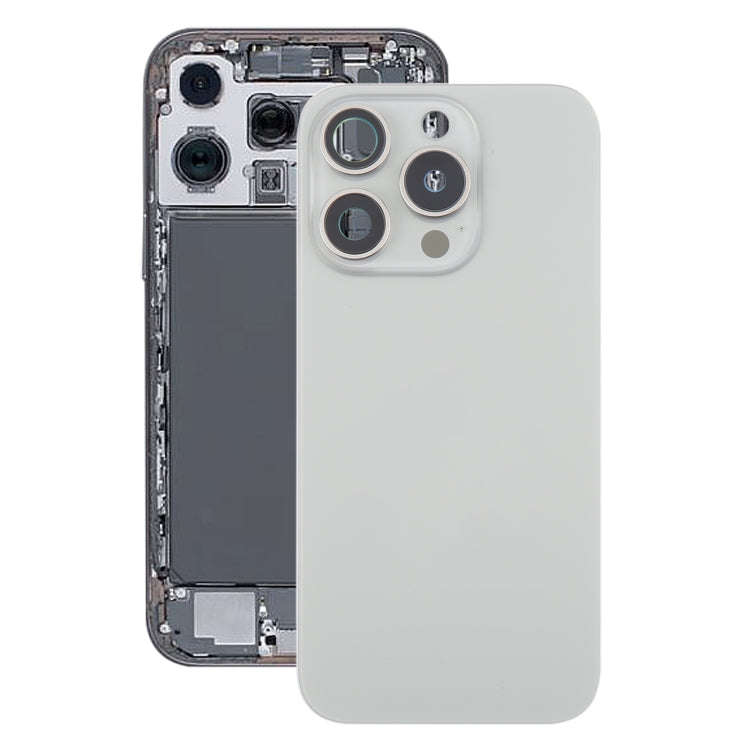 For iPhone 16 Pro Max Original Glass Battery Back Cover with Camera Lens Cover + MagSafe Magnet(S...