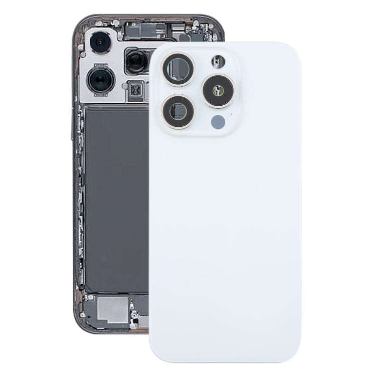 For iPhone 16 Pro Max Original Glass Battery Back Cover with Camera Lens Cover + MagSafe Magnet(W...
