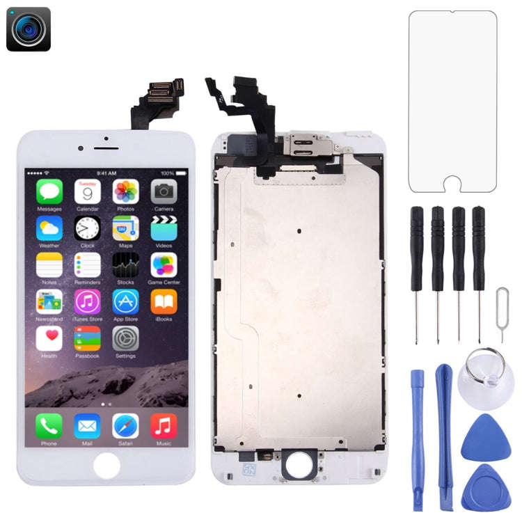 TFT LCD Screen with Front Camera for iPhone 6 Plus (White)