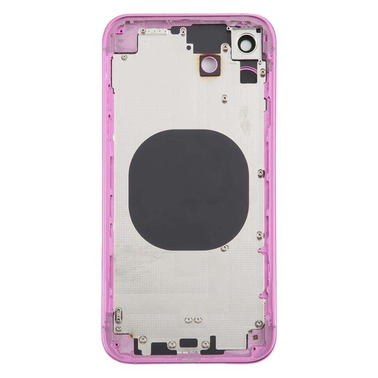 Back Cover with Appearance Imitation of iP16 for iPhone XR(Pink)