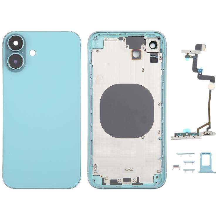 Back Cover with Appearance Imitation of iP16 for iPhone XR(Green)