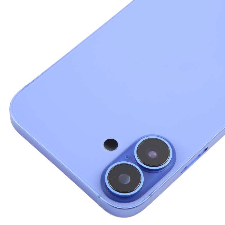 Back Cover with Appearance Imitation of iP16 for iPhone XR(Blue)