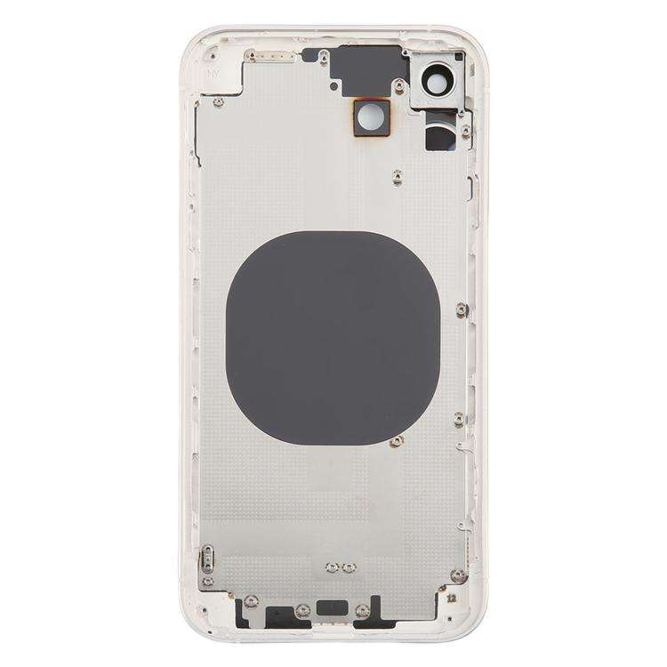 Back Cover with Appearance Imitation of iP16 for iPhone XR(White)