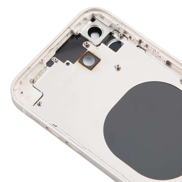 Back Cover with Appearance Imitation of iP16 for iPhone XR(White)