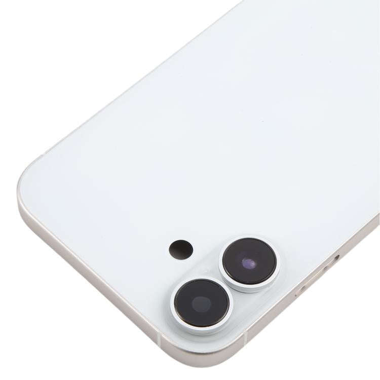 Back Cover with Appearance Imitation of iP16 for iPhone XR(White)