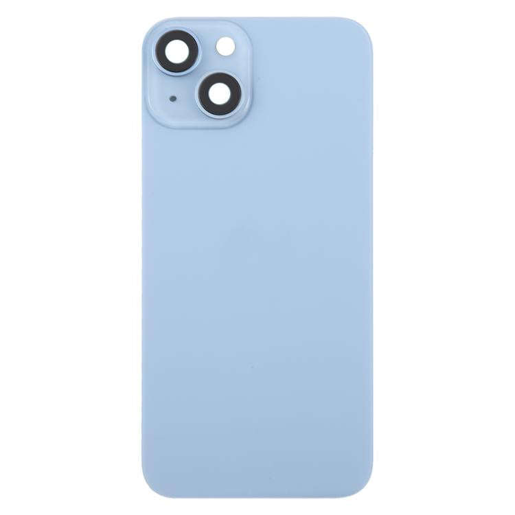 For iPhone 14 China Version Battery Back Cover with Middle Frame(Blue)