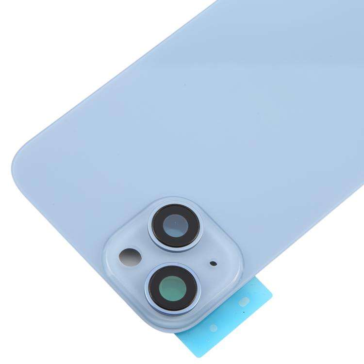 For iPhone 14 China Version Battery Back Cover with Middle Frame(Blue)