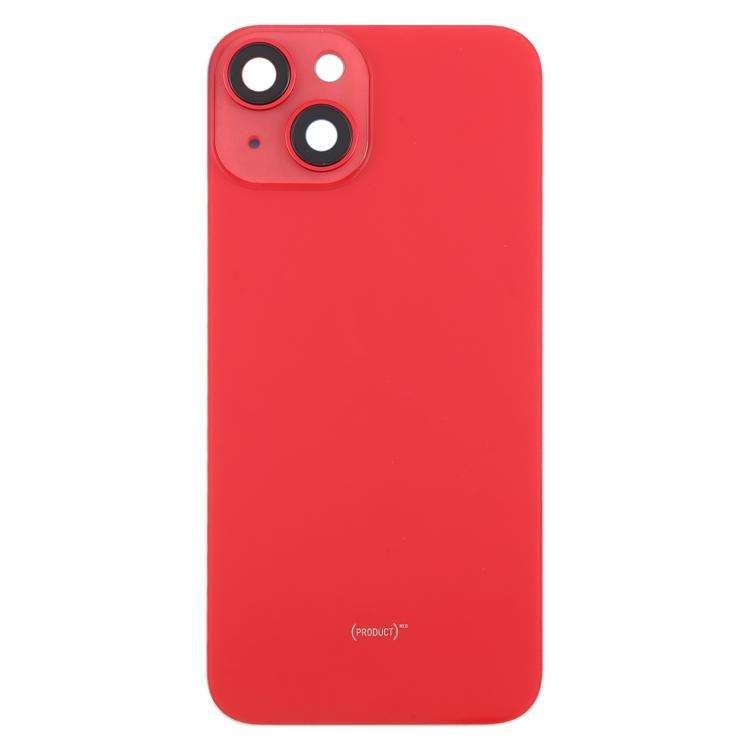 For iPhone 14 China Version Battery Back Cover with Middle Frame(Red)