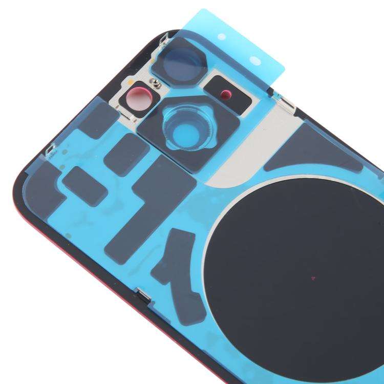 For iPhone 14 China Version Battery Back Cover with Middle Frame(Red)