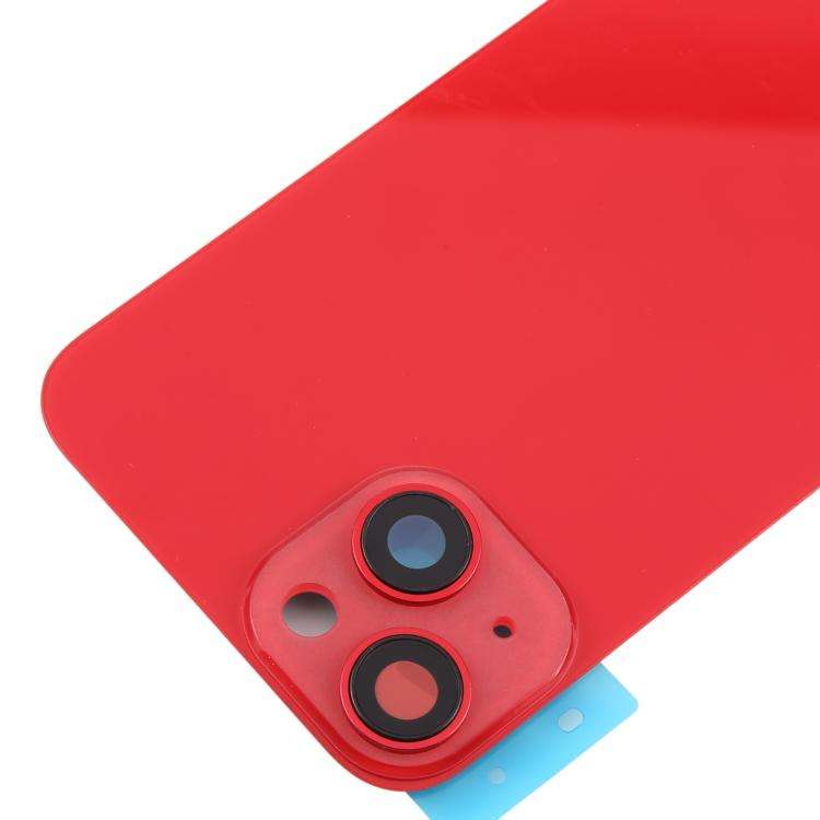 For iPhone 14 China Version Battery Back Cover with Middle Frame(Red)