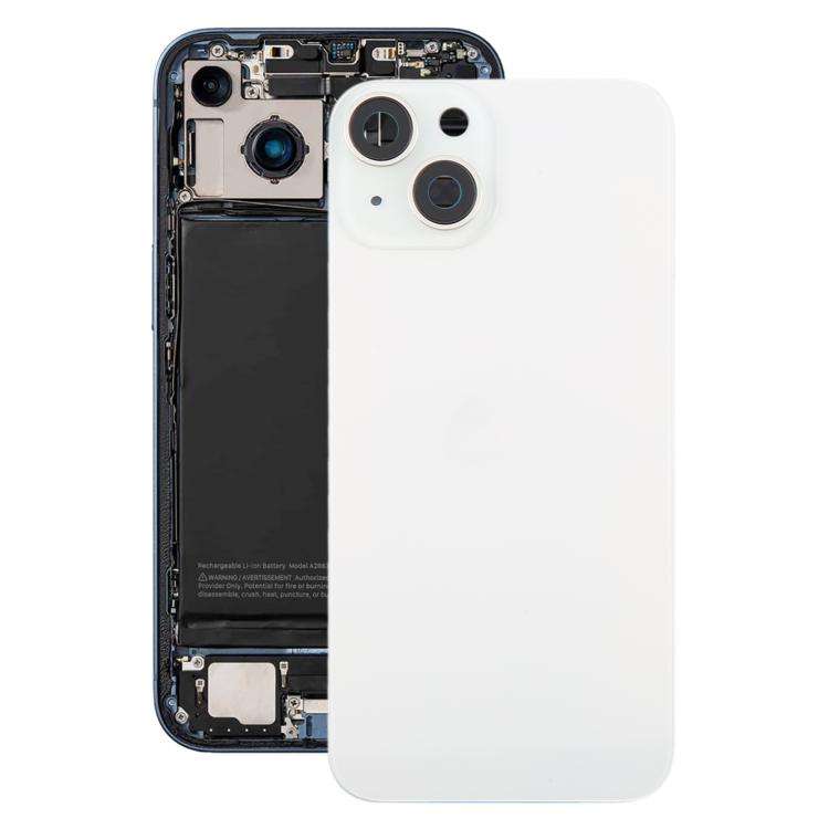 For iPhone 14 EU Version Battery Back Cover with Middle Frame(White)