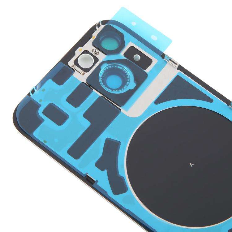 For iPhone 14 EU Version Battery Back Cover with Middle Frame(White)