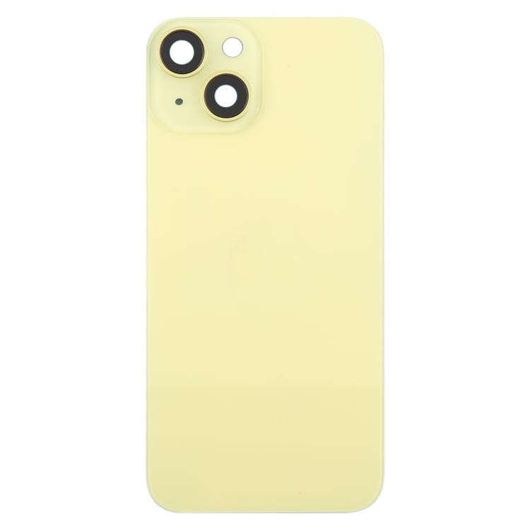 For iPhone 14 EU Version Battery Back Cover with Middle Frame(Yellow)