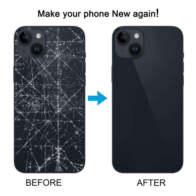 For iPhone 14 EU Version Battery Back Cover with Middle Frame(Purple)