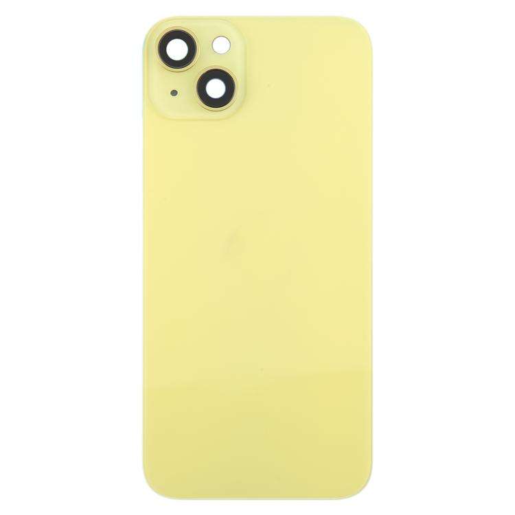For iPhone 14 Plus China Version Battery Back Cover with Middle Frame(Yellow)