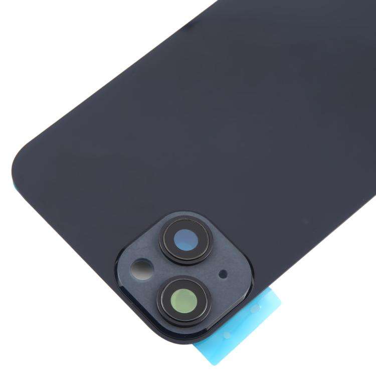 For iPhone 14 Plus EU Version Battery Back Cover with Middle Frame(Black)