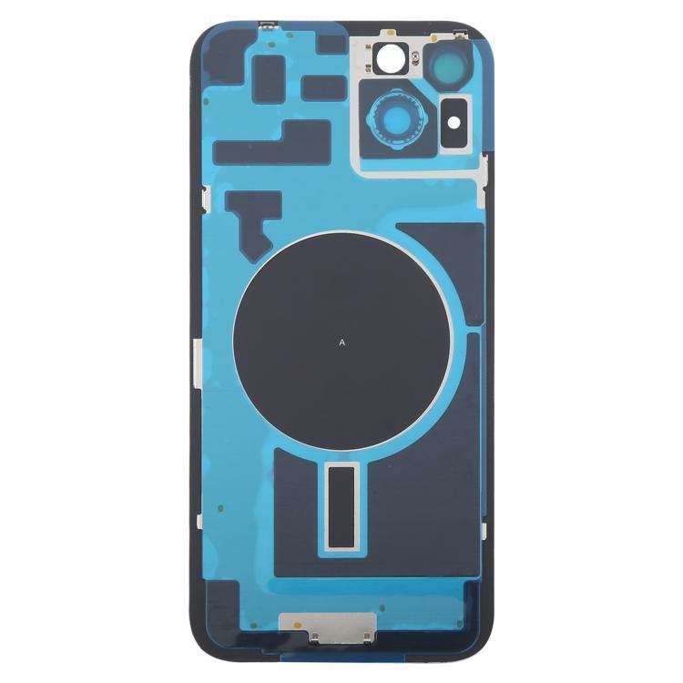 For iPhone 14 Plus EU Version Battery Back Cover with Middle Frame(Red)