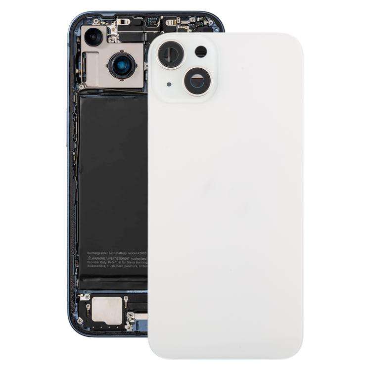 For iPhone 14 Plus EU Version Battery Back Cover with Middle Frame(White)