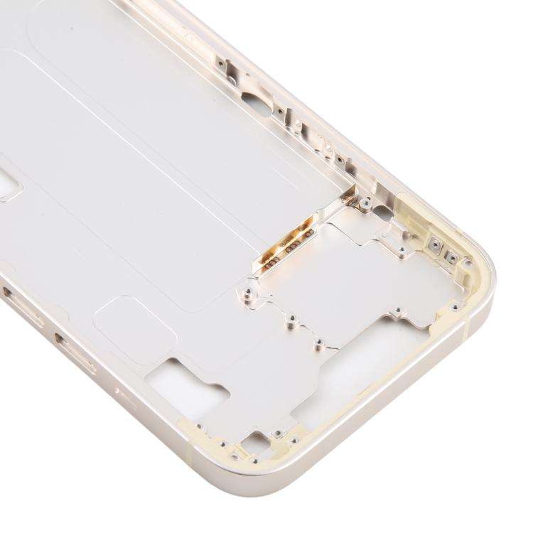 For iPhone 14 Middle Frame Bezel Plate (Gold)
