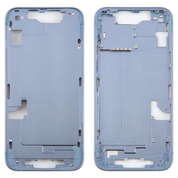 For iPhone 14 Middle Frame Bezel Plate (Blue)