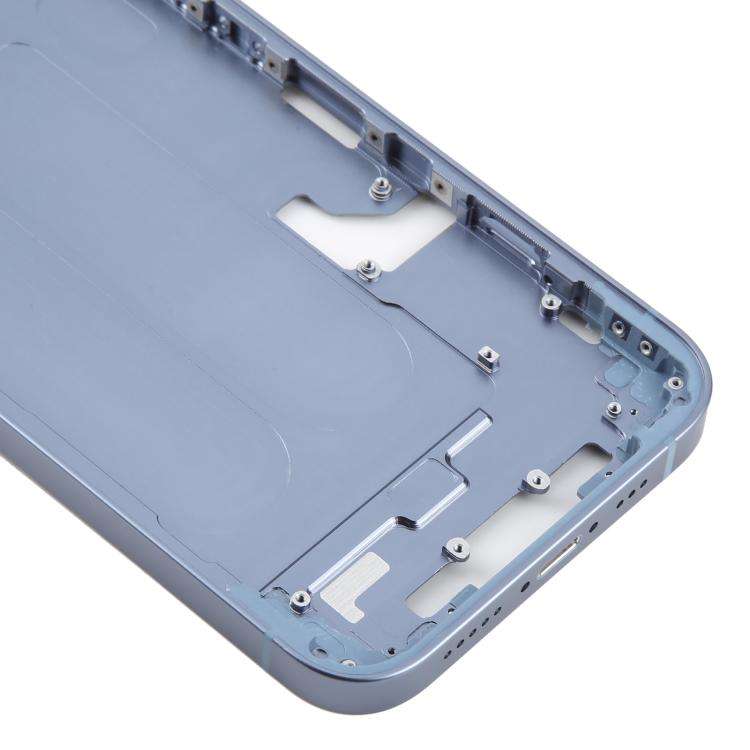 For iPhone 14 Middle Frame Bezel Plate (Blue)
